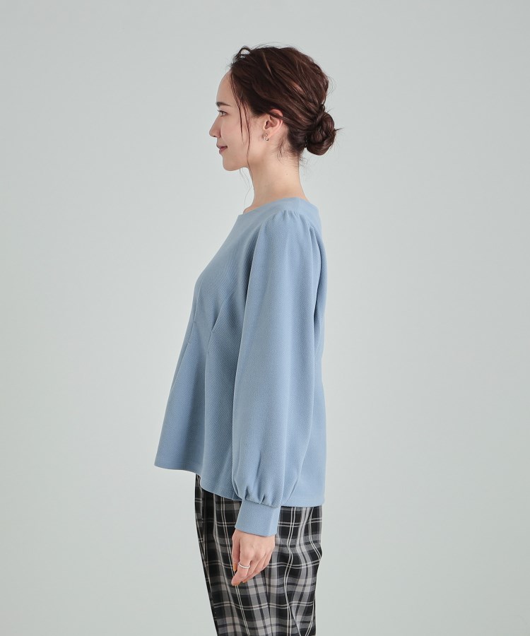 シューラルー/ドレスキップ(SHOO・LA・RUE/DRESKIP)のウエストタックで綺麗にくびれる 起毛ペプラムトップス14