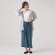 シューラルー/ドレスキップ(SHOO・LA・RUE/DRESKIP)の【M-LL/選べる着丈】すっきりキレイ見え サテンワイドパンツ50