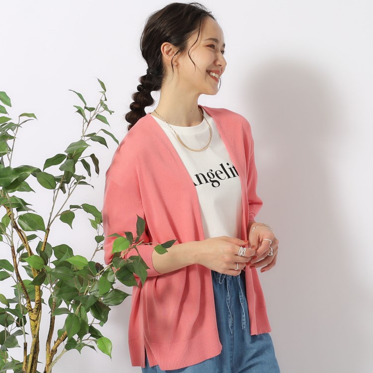 シューラルー/ドレスキップ(SHOO・LA・RUE/DRESKIP)の【高レビュー/洗える/UV】さらりと羽織れる トッパーショートカーディガン カーディガン/ボレロ