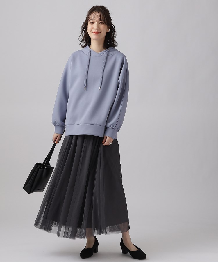 シューラルー/ドレスキップ(SHOO・LA・RUE/DRESKIP)の【高レビュー】大人のきれいめカジュアルに なめらかタッチ もちさら抜け襟トップス25