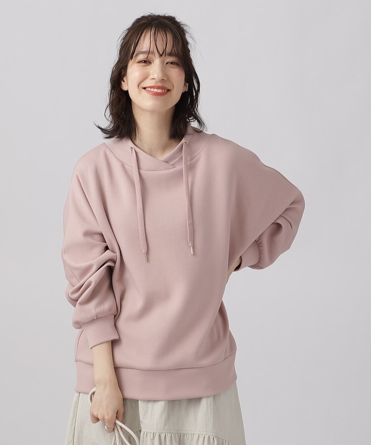 シューラルー/ドレスキップ(SHOO・LA・RUE/DRESKIP)の【高レビュー】大人のきれいめカジュアルに なめらかタッチ もちさら抜け襟トップス22