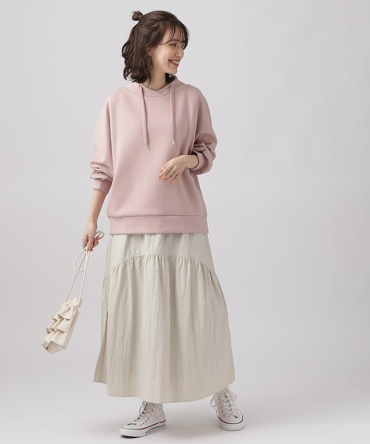 シューラルー/ドレスキップ(SHOO・LA・RUE/DRESKIP)の【高レビュー】大人のきれいめカジュアルに なめらかタッチ もちさら抜け襟トップス43