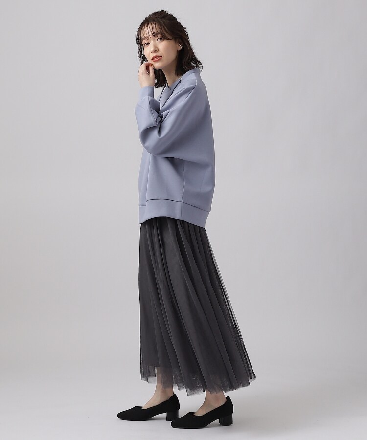 シューラルー/ドレスキップ(SHOO・LA・RUE/DRESKIP)の【高レビュー】大人のきれいめカジュアルに なめらかタッチ もちさら抜け襟トップス26