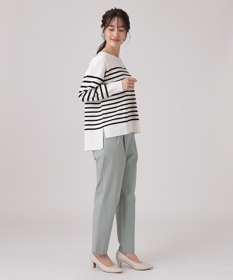 洗える】なめらかタッチ クルーネックニット(ニット/セーター 洗える】なめらかタッチ クルーネックニット(ニット/セーター