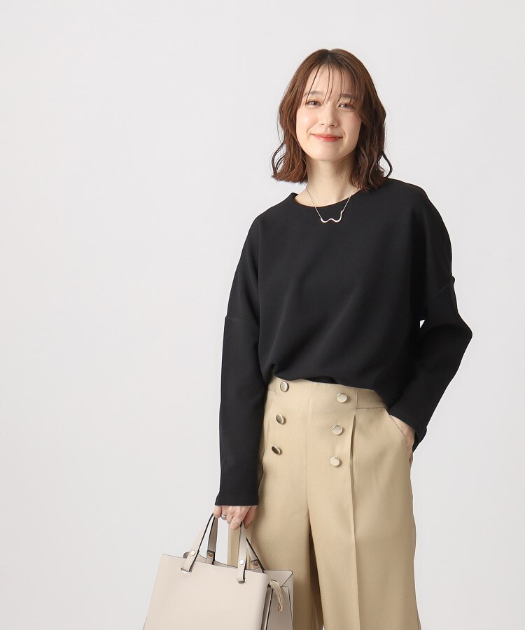 シューラルー/ドレスキップ(SHOO・LA・RUE/DRESKIP)のオンにもオフにも 上品で軽やかに なめらかタッチダンボールトップス8