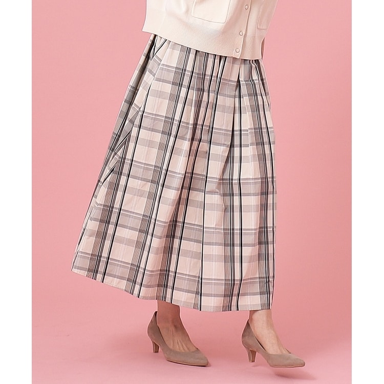 シューラルー/ドレスキップ(SHOO・LA・RUE/DRESKIP)の女性らしいボリューム感 ギャザースカート ミモレスカート