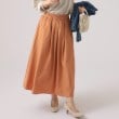 シューラルー/ドレスキップ(SHOO・LA・RUE/DRESKIP)の女性らしいボリューム感 ギャザースカート オレンジ(066)