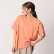 シューラルー/ドレスキップ(SHOO・LA・RUE/DRESKIP)の【遮熱/接触冷感/UVカット】AIR SHIELD ゆるTシャツ オレンジ(067)