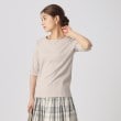 シューラルー/ドレスキップ(SHOO・LA・RUE/DRESKIP)の一枚でもレイヤードでも お袖ロールアップ5分袖Tシャツ9