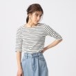 シューラルー/ドレスキップ(SHOO・LA・RUE/DRESKIP)の一枚でもレイヤードでも お袖ロールアップ5分袖Tシャツ1