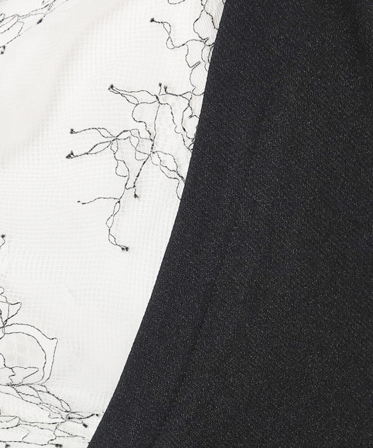シューラルー/ドレスキップ(SHOO・LA・RUE/DRESKIP)の【七分袖】一枚で決まる お袖レースドッキングワンピース4