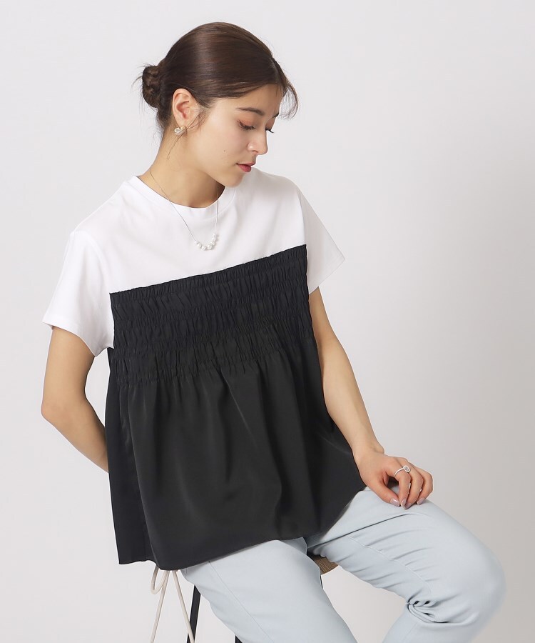 シューラルー/ドレスキップ(SHOO・LA・RUE/DRESKIP)のインせず決まる ビスチェ風Tシャツ5
