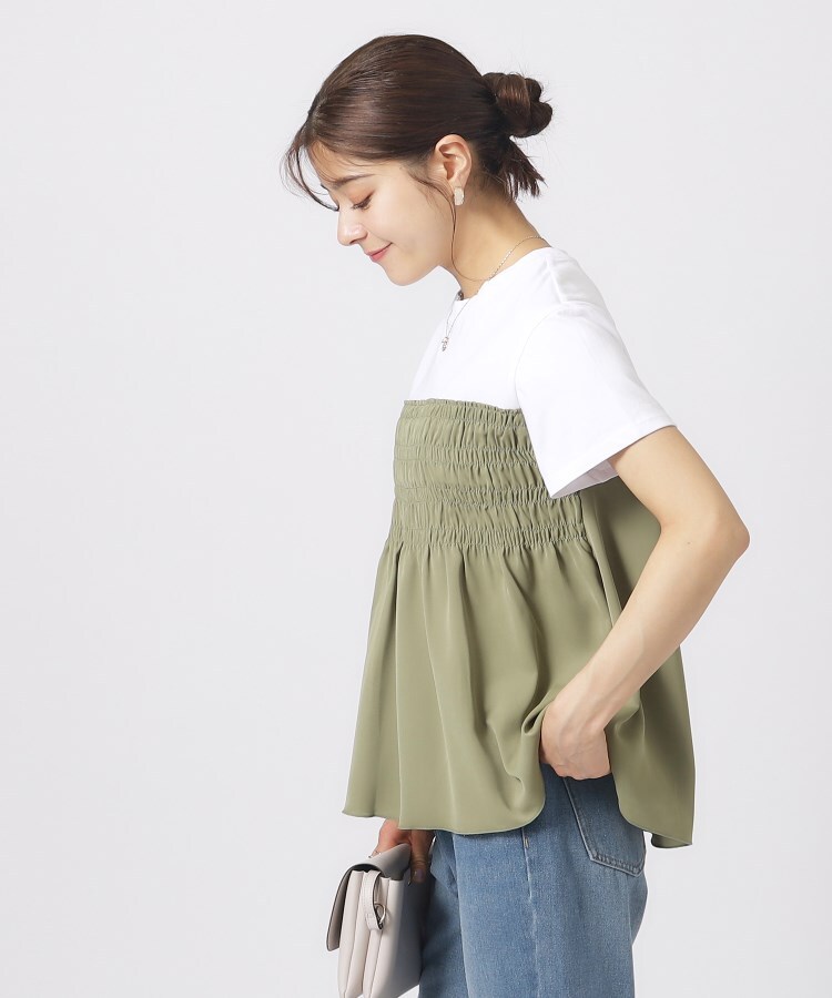 シューラルー/ドレスキップ(SHOO・LA・RUE/DRESKIP)のインせず決まる ビスチェ風Tシャツ10