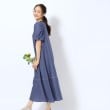 シューラルー/ドレスキップ(SHOO・LA・RUE/DRESKIP)の配色ステッチ バルーン袖マキシワンピース10