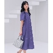 シューラルー/ドレスキップ(SHOO・LA・RUE/DRESKIP)の配色ステッチ バルーン袖マキシワンピース21