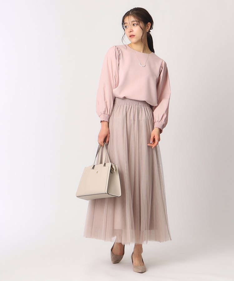シューラルー/ドレスキップ(SHOO・LA・RUE/DRESKIP)の【8分袖】お袖異素材 ドッキングトップス15