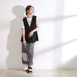 シューラルー/ドレスキップ(SHOO・LA・RUE/DRESKIP)の【2点セット】大人のフェミニンカジュアルに　ペプラムジレ＋ロゴTシャツ5