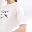 シューラルー/ドレスキップ(SHOO・LA・RUE/DRESKIP)の【2点セット】大人のフェミニンカジュアルに　ペプラムジレ＋ロゴTシャツ34