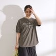 シューラルー/ドレスキップ(SHOO・LA・RUE/DRESKIP)の【洗える/ひんやり/UV】 大人のための ぷっくりラメロゴTシャツ5