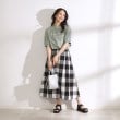 シューラルー/ドレスキップ(SHOO・LA・RUE/DRESKIP)の【洗える/UV】 大人のための ぷっくりラメロゴTシャツ12