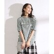 シューラルー/ドレスキップ(SHOO・LA・RUE/DRESKIP)の【洗える/ひんやり/UV】 大人のための ぷっくりラメロゴTシャツ10