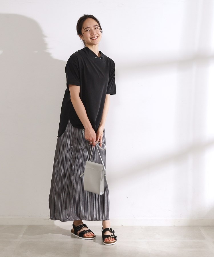 シューラルー/ドレスキップ(SHOO・LA・RUE/DRESKIP)の【高レビュー/洗える/UV】大人カジュアル 抜け襟Tシャツ7