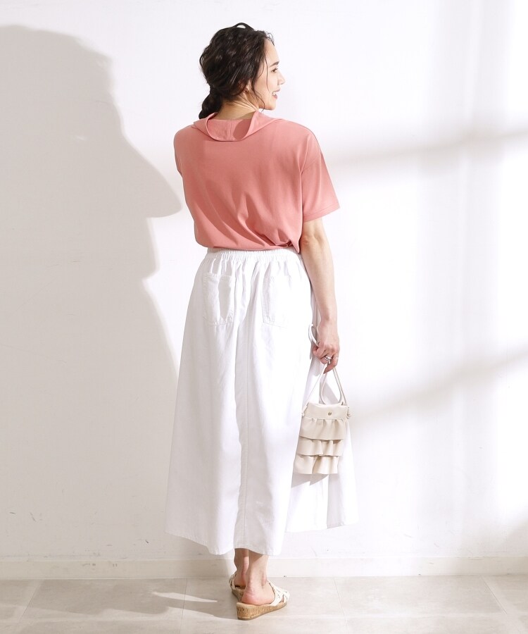 シューラルー/ドレスキップ(SHOO・LA・RUE/DRESKIP)の【高レビュー/洗える/UV】大人カジュアル 抜け襟Tシャツ25