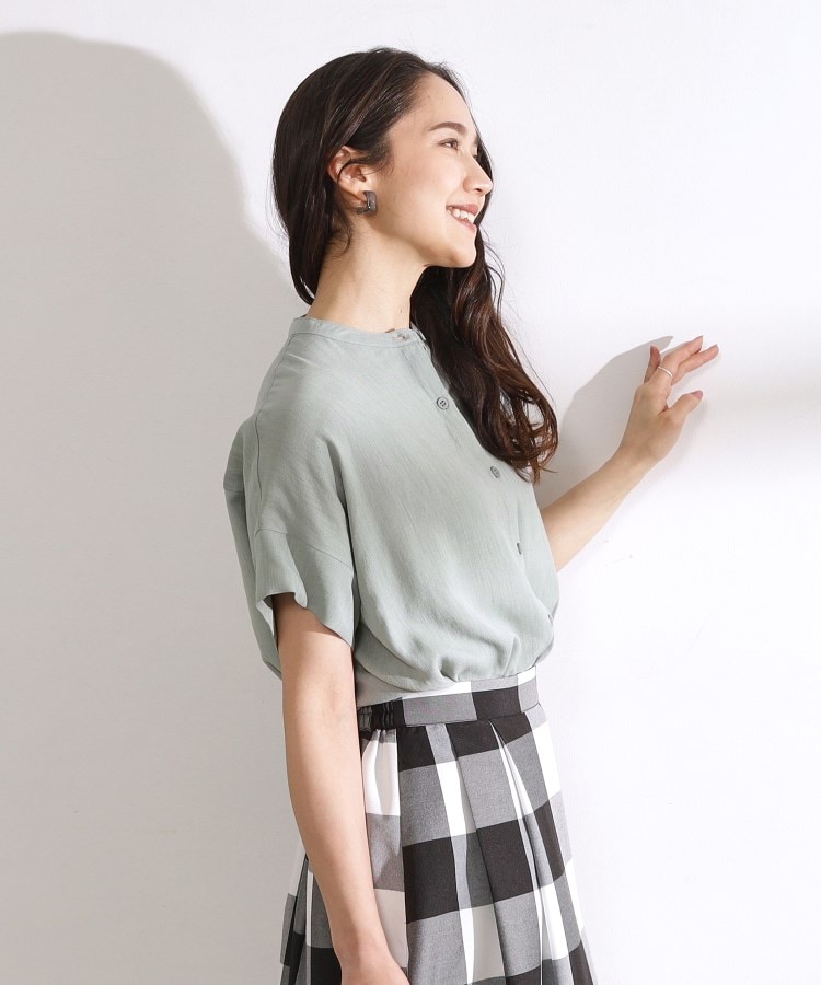 シューラルー/ドレスキップ(SHOO・LA・RUE/DRESKIP)の【無理せずキレイ】バンドカラーブラウス20