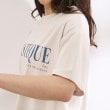 シューラルー/ドレスキップ(SHOO・LA・RUE/DRESKIP)の【洗える/ひんやり/UV】クルーネック ロゴTシャツ19