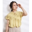 シューラルー/ドレスキップ(SHOO・LA・RUE/DRESKIP)の【無理せずキレイ】お袖フリル リボン付きギャザーブラウス23