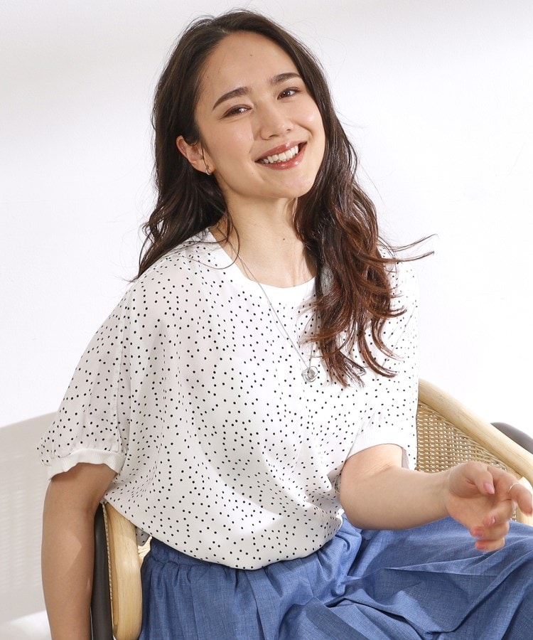無理せずキレイ/洗濯後しわになりにくい】 洗える リブ切替 無理せずキレイ/洗濯後しわになりにくい】 洗える リブ切替