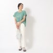 シューラルー/ドレスキップ(SHOO・LA・RUE/DRESKIP)の1枚でサマ見え シフォンレイヤード 転写プリントTシャツ11