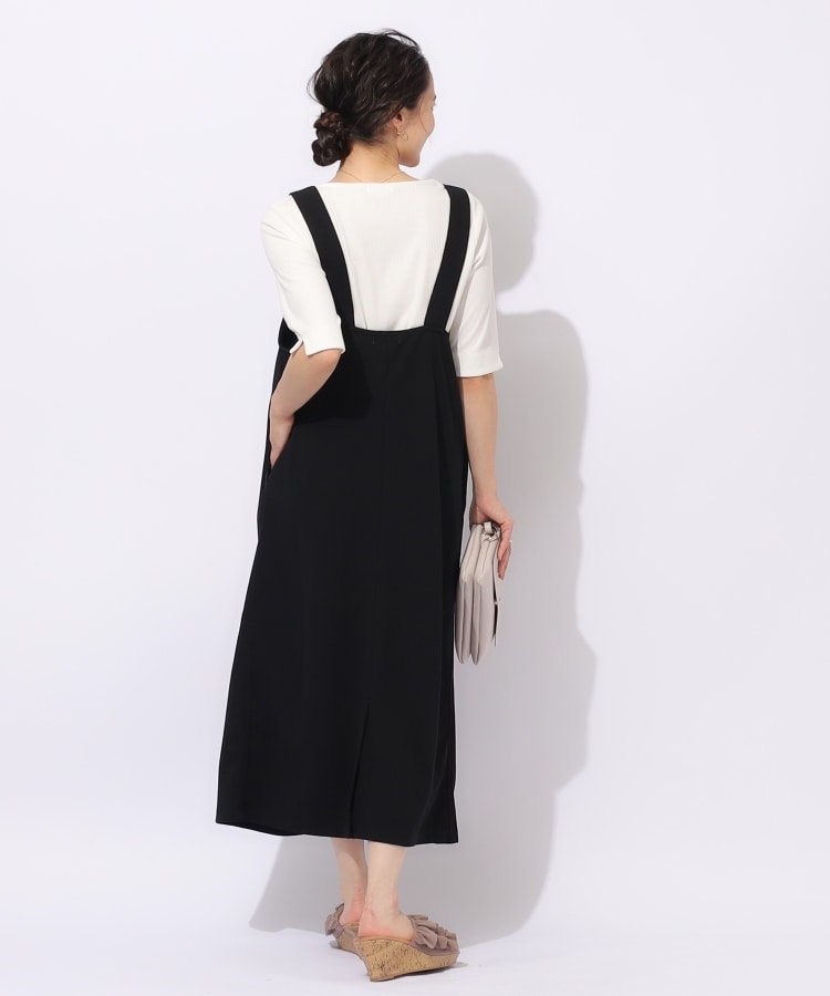 新品nest robe インディゴブルージャンパースカートエプロン