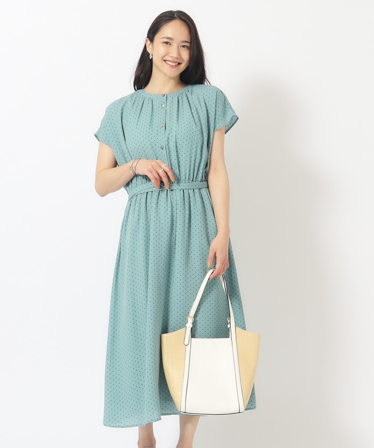 無理せずキレイ】夏のお出かけに 女性らしさあふれる ドット 無理せずキレイ】夏のお出かけに 女性らしさあふれる ドット