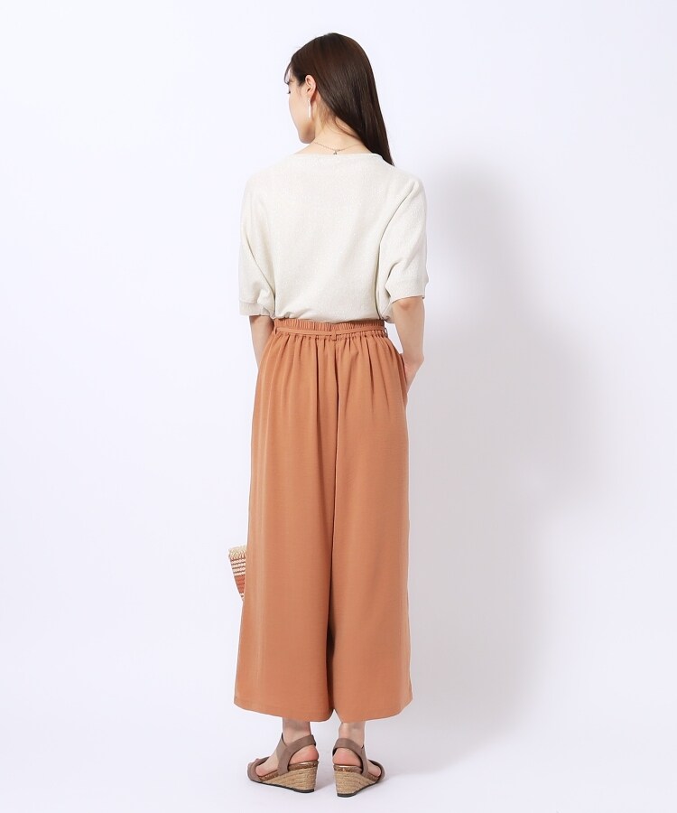 シューラルー/ドレスキップ(SHOO・LA・RUE/DRESKIP)の【きらっと華やぐ】ラメが大人上品 ドルマンボートネック5分袖ニット21