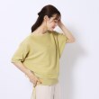 シューラルー/ドレスキップ(SHOO・LA・RUE/DRESKIP)の【きらっと華やぐ】ラメが大人上品 ドルマンボートネック5分袖ニット13
