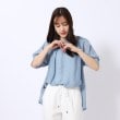 シューラルー/ドレスキップ(SHOO・LA・RUE/DRESKIP)の【無理せずキレイ/2点セット】はしごレース使い5分袖ブラウス+インナータンクトップ3