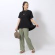 シューラルー/ドレスキップ(SHOO・LA・RUE/DRESKIP)の【体型カバー/UV】アウトで決まる ペプラムTシャツ7