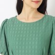 シューラルー/ドレスキップ(SHOO・LA・RUE/DRESKIP)のバルーン袖が大人かわいい しぼしぼチェックロングワンピース18