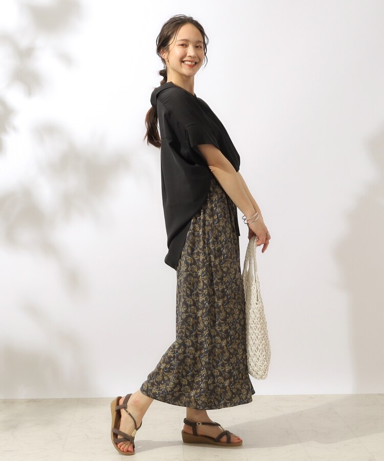 シューラルー/ドレスキップ(SHOO・LA・RUE/DRESKIP)の【洗濯後しわになりにくい】二の腕カバー とろみスキッパーブラウス10