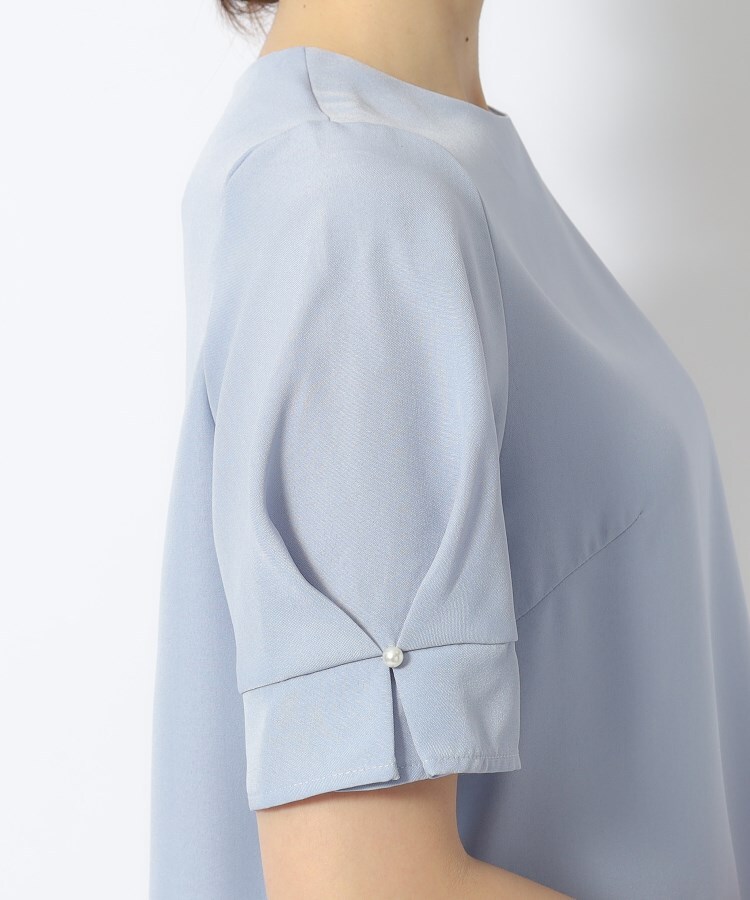 シューラルー/ドレスキップ(SHOO・LA・RUE/DRESKIP)の【セットアップ可/洗濯後しわになりにくい】甘さ香る 麻調お袖タックブラウス23