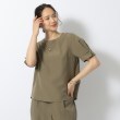 シューラルー/ドレスキップ(SHOO・LA・RUE/DRESKIP)の【セットアップ可/洗濯後しわになりにくい】甘さ香る 麻調お袖タックブラウス15