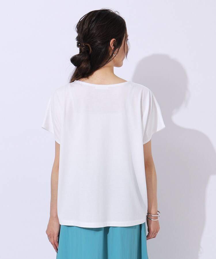 シューラルー/ドレスキップ(SHOO・LA・RUE/DRESKIP)の着るだけで旬な着こなしに フロントチュール重ねプリントTシャツ19