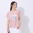 シューラルー/ドレスキップ(SHOO・LA・RUE/DRESKIP)の着るだけで旬な着こなしに フロントチュール重ねプリントTシャツ5