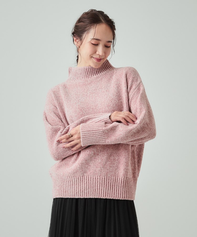 モックネックニット&ニットキャミワンピースSET | レディース