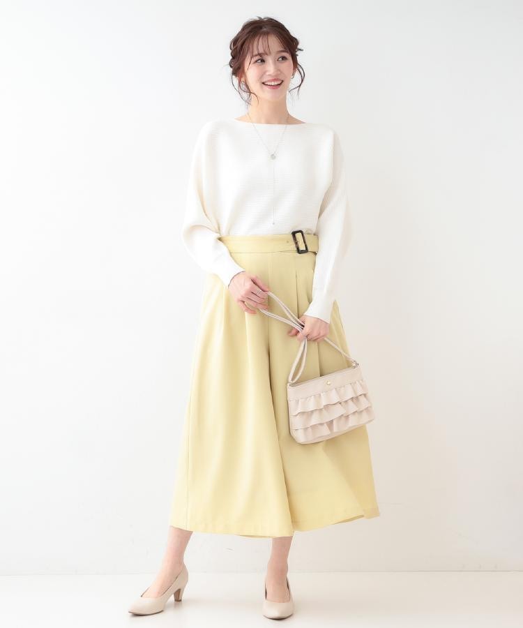 シューラルー/ドレスキップ(SHOO・LA・RUE/DRESKIP)の【洗える】上品で華やかに アンジェリーナ ドルマンニット3