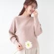 シューラルー/ドレスキップ(SHOO・LA・RUE/DRESKIP)の【洗える】上品で華やかに アンジェリーナ ドルマンニット ピンク(072)