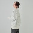 シューラルー/ドレスキップ(SHOO・LA・RUE/DRESKIP)の【洗える/S-LL】 ドット柄が目を惹く ゆったりジャカードニット2