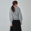 シューラルー/ドレスキップ(SHOO・LA・RUE/DRESKIP)の【S-LL】首元すっきり オフショル ミックスヤーンニット2