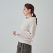 シューラルー/ドレスキップ(SHOO・LA・RUE/DRESKIP)の【S-LL】首元すっきり オフショル ミックスヤーンニット6